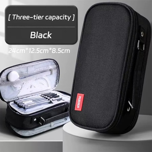 Large capacity black pencil - capacity,