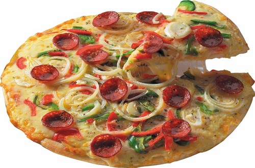 Pizza sticker decal cut - pizza,