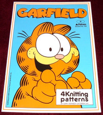 GARFIELD - GARY KENNEDY / INTARSIA - 4 KNITTING PATTERNS DK