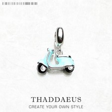 Blue Motor Scooter Pendant