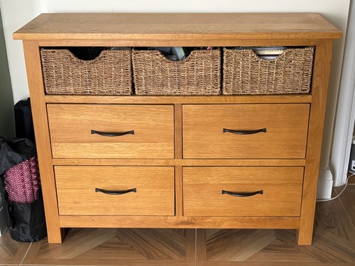 Oak hall console - hall,