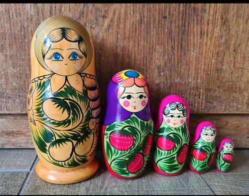 Vintage handcrafted wooden