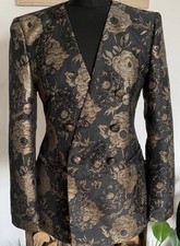 Rare Zara Brocade Black Gold