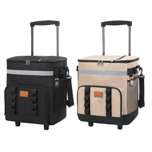 Rolling cooler cart - cooler, bag