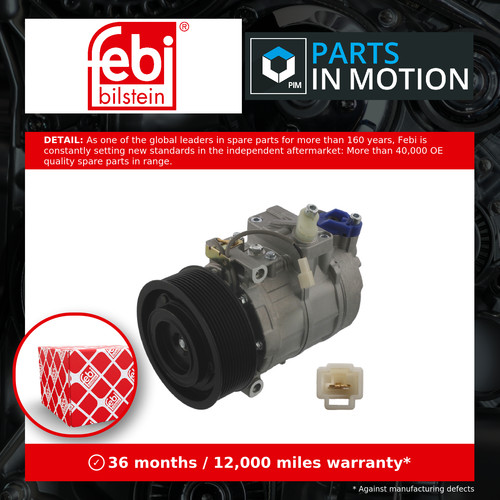 Air con compressor 35386 - compressor, febi