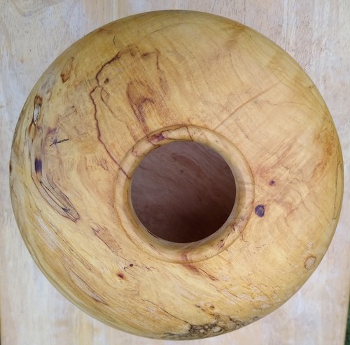 Hand crafted wooden bowl - wooden,