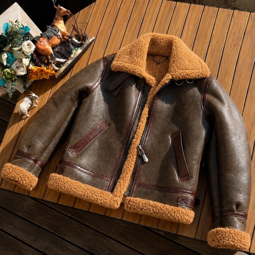 100 sheepskin ww2 mens raf - sheepskin, b3