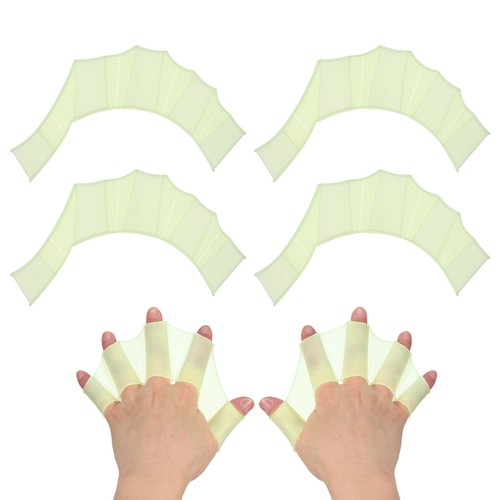Silicone swimming gloves - silicone,