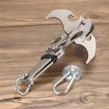 Folding Grappling Hooks 2-in-1 Stainless Grappling Multifunctional Gravity Hook