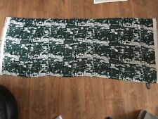 BNIP LADIES AVON SCARF LACEY ABSTRACT PRINT GREEN AND CREAM