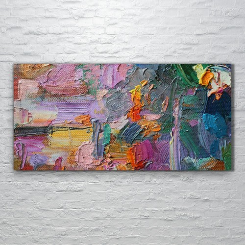 Tempered glass print art - print,