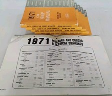 1971 Mustang Cougar Ford Car Shop Manual 5 Volume Set And Electrical Section 2