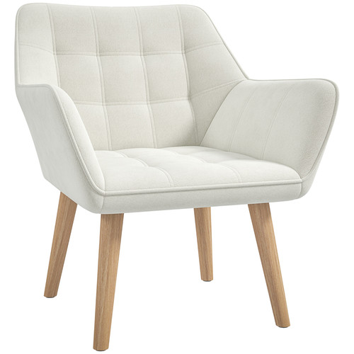 Velvet feel accent chair - accent,