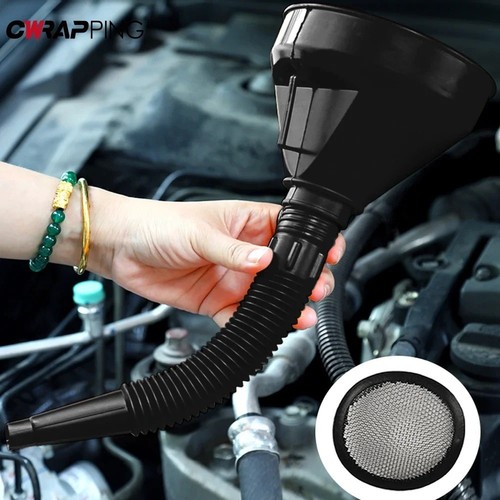 Engine refueling funnel with - funnel,
