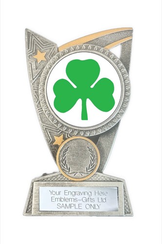 Irish shamrock award - irish, (tr4)