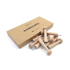 Oakcrafts - Oak Shaker Peg - Screw in Version 3.5" / 90mm