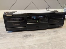 Pioneer CT-W806DR Stereo Double Cassette Player excellent condition TESTED
