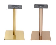 Gold rose table - rose, base