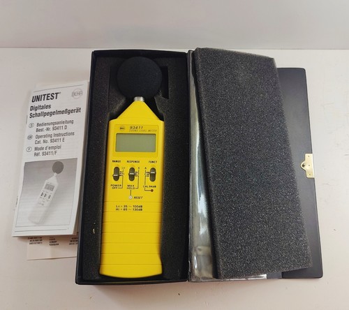 Unitest beha 93411 - sound, level
