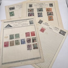  Old Album Pages BRITISH