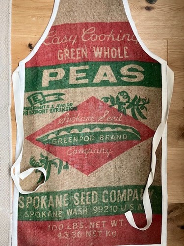 Apron made with old - with, an