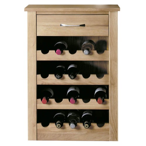 Solid oak wine rack - solid,