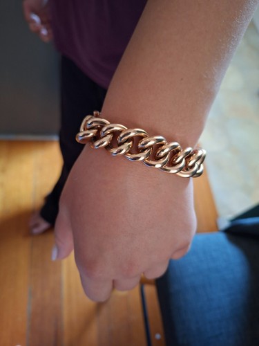 9ct rose gold open - 9ct, link
