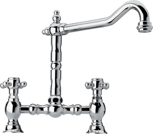 Paini baroq bridge tap chrome - paini,