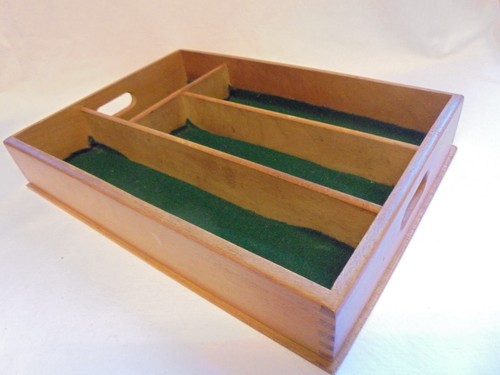 Vintage wooden drawer tidy - vintage,