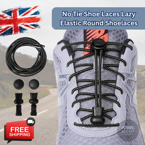 Tie shoe laces lazy elastic - no,
