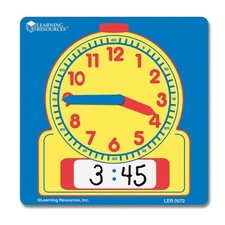 Learning Resources Mini Wipe Clean Clock - Kid's Learning Time Teaching Toy