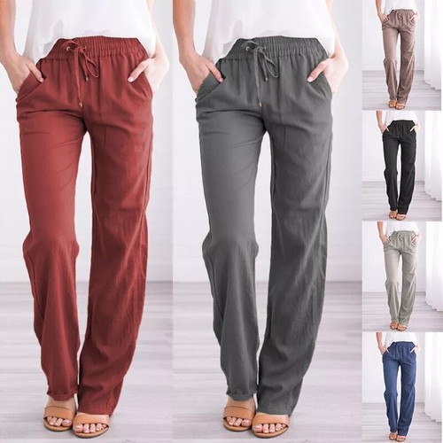 Women solid cotton linen - women,