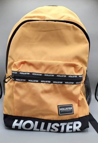 Hollister yellow backpack 23 - backpack, b#23