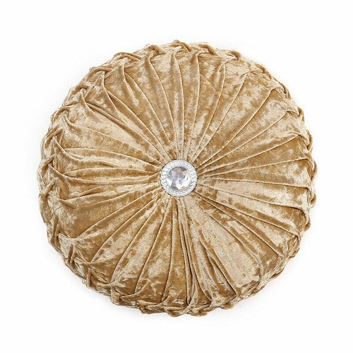 Filled round diamante cushion - filled,