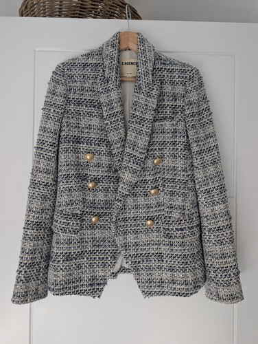Agence cotton tweed blazer - cotton,