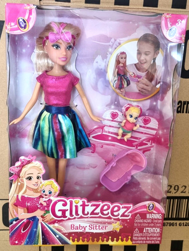 Glitzeez baby sitter doll - doll, and