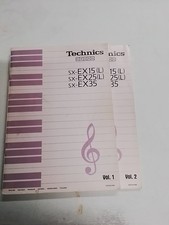 Technics SX-KN200 SX-EX15 Keyboard Vol. 1 & Vol. 2 