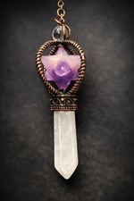 Amethyst Merkaba Clear Quartz