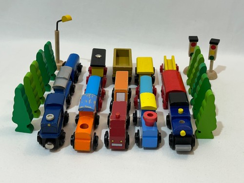 Trains trees trucks - trees,