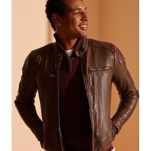 Superdry moto racer leather - racer,