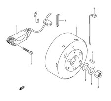 Suzuki Genuine ATV Key LT-A50