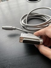 Adapter Cable 1.5 Metre 25 Pin D Sub 2 Way Connector to A DIN 8 Pin