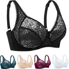 Womens Bras Unlined Ultra-thin Brassiere Lace Sexy Lingerie Ladies Bralette UK