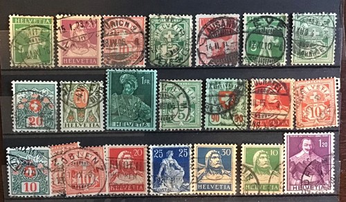 Swiss stamp old selection - , gen