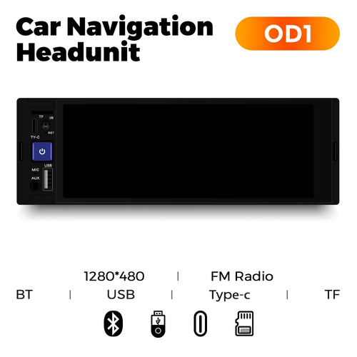 Inch 1din carplay android - 6.86,