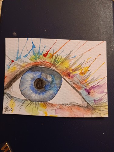 Aceo original abstract - aceo,