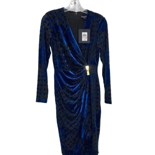 Nwt halston blue black velvet - black,