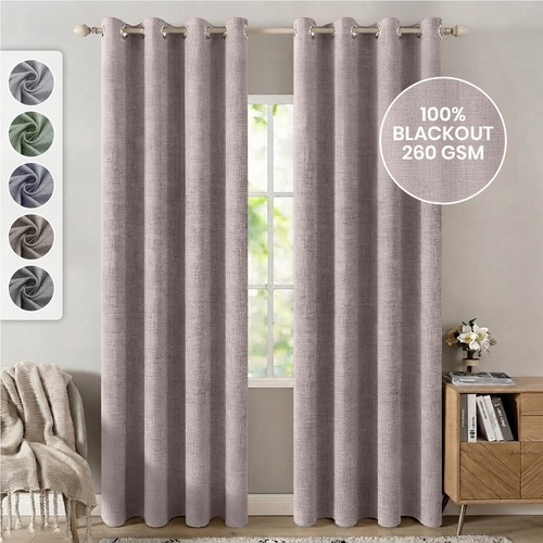 Linen curtains eyelet 100 - eyelet, 100%