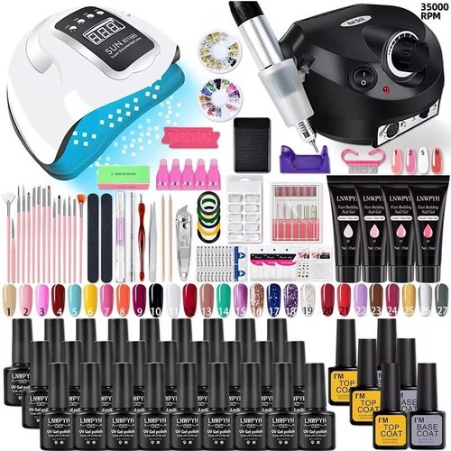 Nail polish kit acrylic - polish,