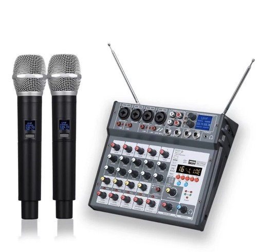 Channel audio mixer with - 6,